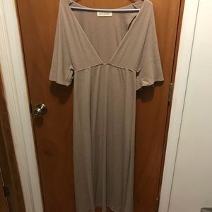 Beige maxi dress